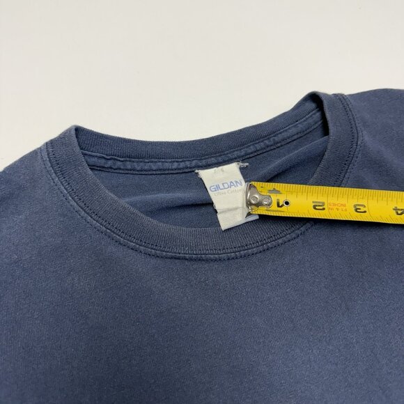 VTG Pacific Beach Fire Station T Shirt Mens XXL 26x26.5 Blue Short Sleeve Surf - Picture 11 of 14